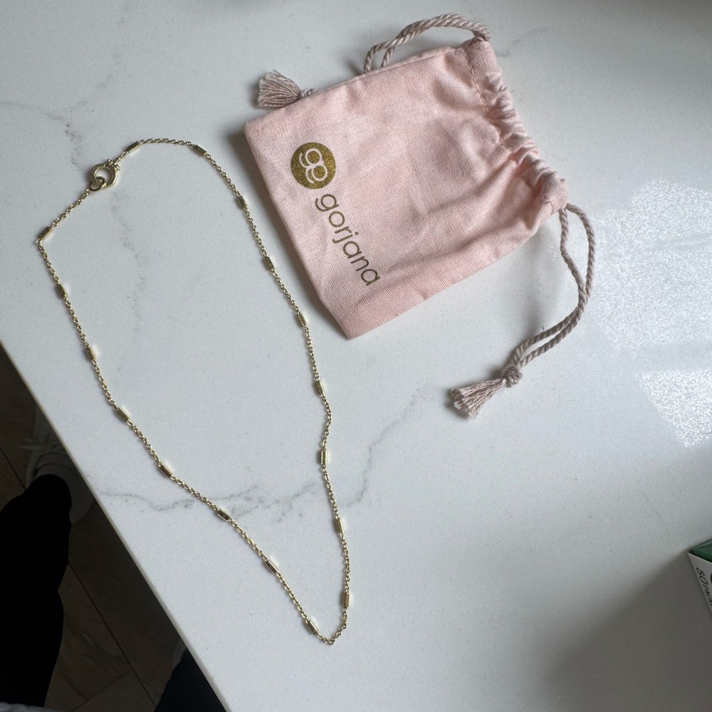 Gorjana Tatum Necklace - 18k Gold 16 inches